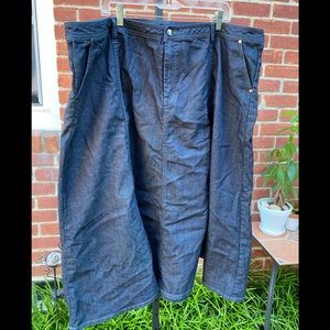 dark blue jean skirts